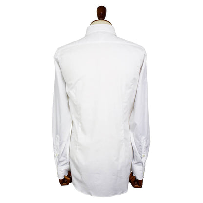 BRUNO（ブルーノ）セミワイドカラー ブロード ドレス シャツ【ホワイト】