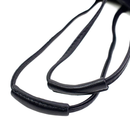 FATTORIA del CUOIO（ファットリアデルクオーイオ）イントレチャート 巾着 レザーバッグ【ブラック】国内正規品