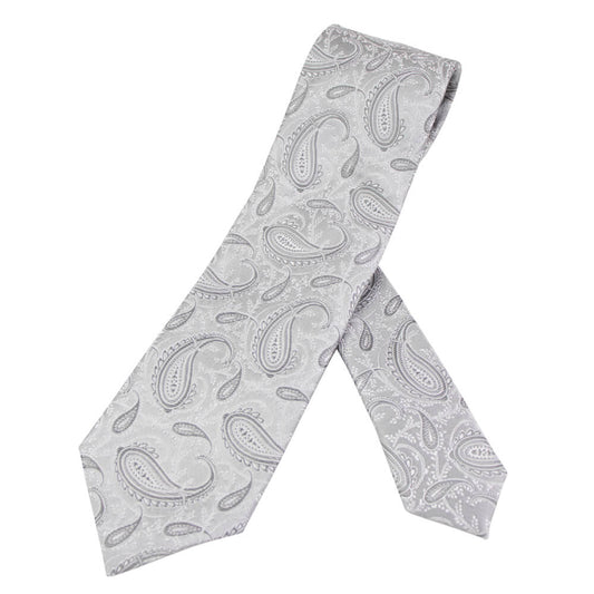 HOLLIDAY&BROWN（ホリデーアンドブラウン）シルク タイ【シルバー】国内正規品