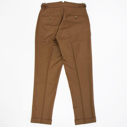 BERWICH（ベルウィッチ）SCOTCH / スコッチ VB8996 2プリーツ アジャスター付き ウール パンツ【ブロンズ】国内正規品