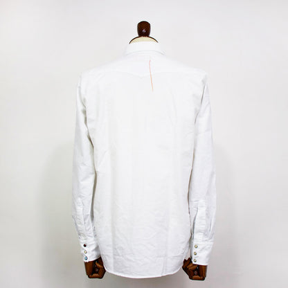 GUY ROVER × FORTELA（ギローバー × フォルテラ）LOS ANGELES ロサンゼルス デニム ウエスタン シャツ【ホワイト】国内正規品