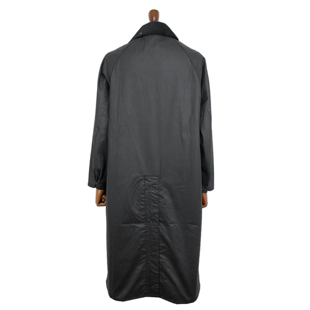Barbour（バブアー）OVERSIZED WAX BURGHLEY/オーバーサイズ ワックス バーレー MWX1674 ガーメント付【ブラック】国内正規品