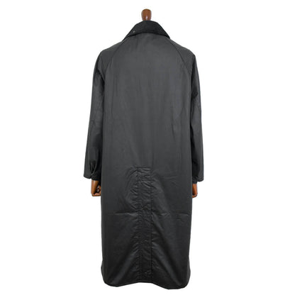 Barbour（バブアー）OVERSIZED WAX BURGHLEY/オーバーサイズ ワックス バーレー MWX1674 ガーメント付【ブラック】国内正規品