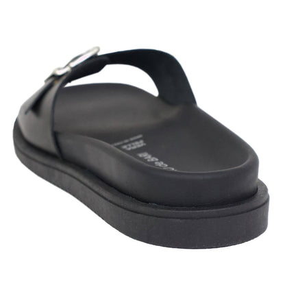 MAURO de BARI（マウロデバーリ）シングルストラップサンダル【ブラック】