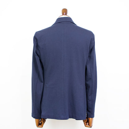 Finjack（フィンジャック）シアサッカー 2つボタン シングル シャツ ジャケット【ネイビー】国内正規品