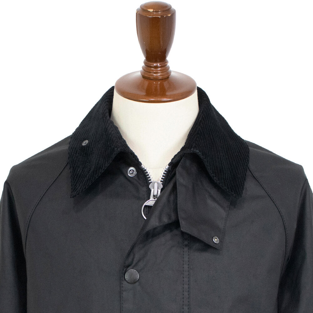 Barbour（バブアー）OVERSIZED WAX BURGHLEY/オーバーサイズ ワックス バーレー MWX1674 ガーメント付【ブラック】国内正規品
