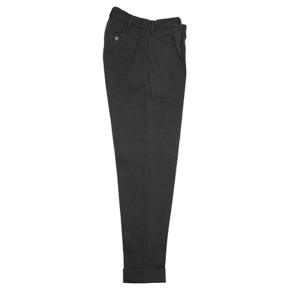 BORELIO（ボレリオ）ワンプリーツ テーパード パンツ スラックス【チャコールグレー】国内正規品
