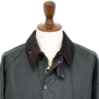 Barbour（バブアー）TRANSPORT WAX / トランスポートワックス MWX1678 ショート丈 オイルド ジャケット ガーメント付【グリーン】国内正規品