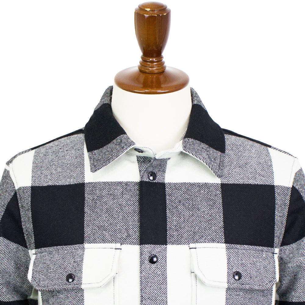 WOOLRICH（ウールリッチ）ALASKAN WOOL CHECK OVERSHIRT チェック柄 オーバーシャツ【ホワイトバッファローチェック】国内正規品