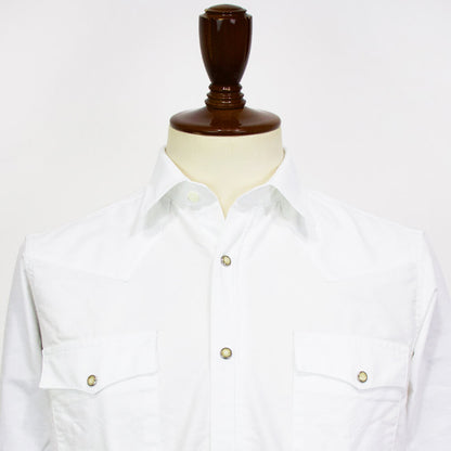 GUY ROVER × FORTELA（ギローバー × フォルテラ）LOS ANGELES ロサンゼルス デニム ウエスタン シャツ【ホワイト】国内正規品