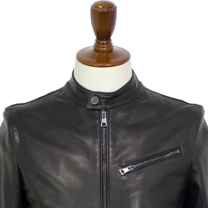MOLEC（モレック）プロンジェラムレザー シングルライダース ジャケット【ブラック】国内正規品
