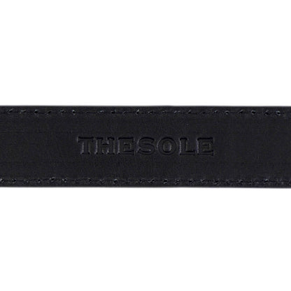 THE SOLE（ザソール）クロコダイル ブラック プンターレベルト【ブラック】