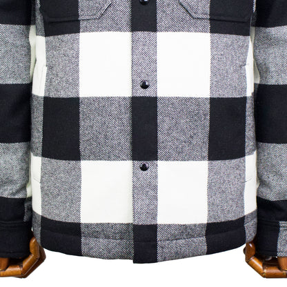 WOOLRICH（ウールリッチ）ALASKAN WOOL CHECK OVERSHIRT チェック柄 オーバーシャツ【ホワイトバッファローチェック】国内正規品