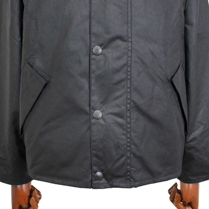 Barbour（バブアー）TRANSPORT WAX / トランスポートワックス MWX1678 ショート丈 オイルド ジャケット ガーメント付【ブラック】国内正規品