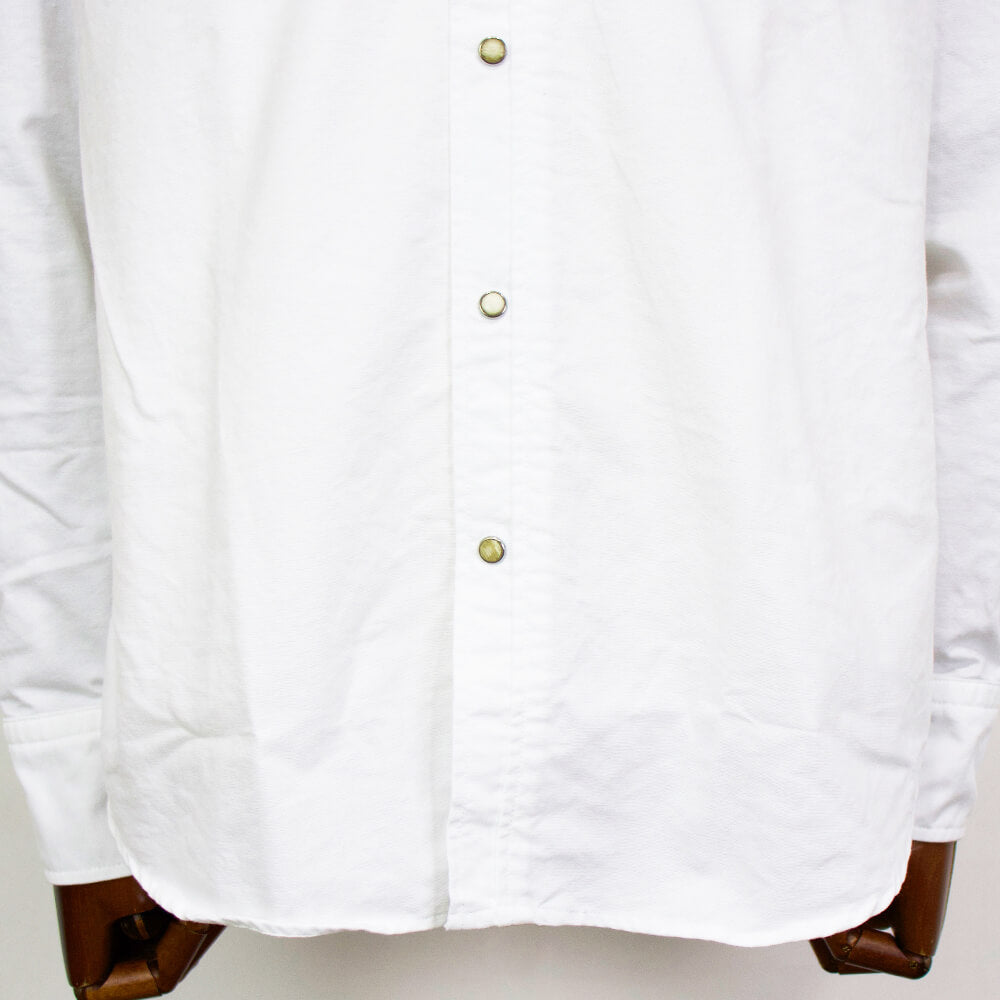 GUY ROVER × FORTELA（ギローバー × フォルテラ）LOS ANGELES ロサンゼルス デニム ウエスタン シャツ【ホワイト】国内正規品