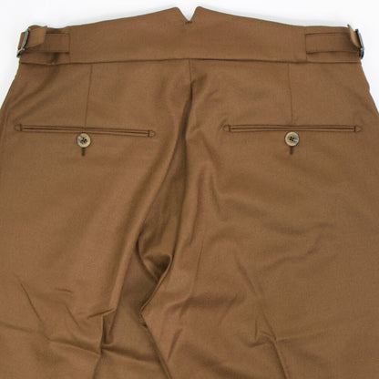 BERWICH（ベルウィッチ）SCOTCH / スコッチ VB8996 2プリーツ アジャスター付き ウール パンツ【ブロンズ】国内正規品