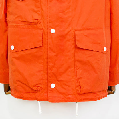 l'impermeabile（リンペルメアビレ）COLORADO コロラド 撥水高密度 ワックスドコットン マウンテンパーカー【オレンジ】国内正規品