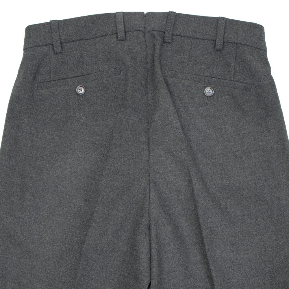 BORELIO（ボレリオ）ワンプリーツ テーパード パンツ スラックス【ミディアムグレー】国内正規品