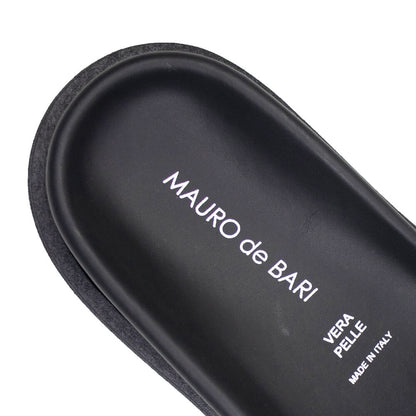 MAURO de BARI（マウロデバーリ）シングルストラップサンダル【ブラック】
