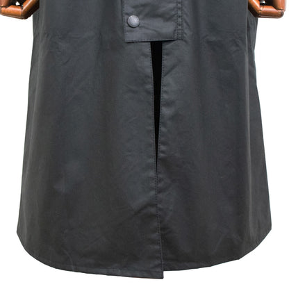 Barbour（バブアー）OVERSIZED WAX BURGHLEY/オーバーサイズ ワックス バーレー MWX1674 ガーメント付【ブラック】国内正規品
