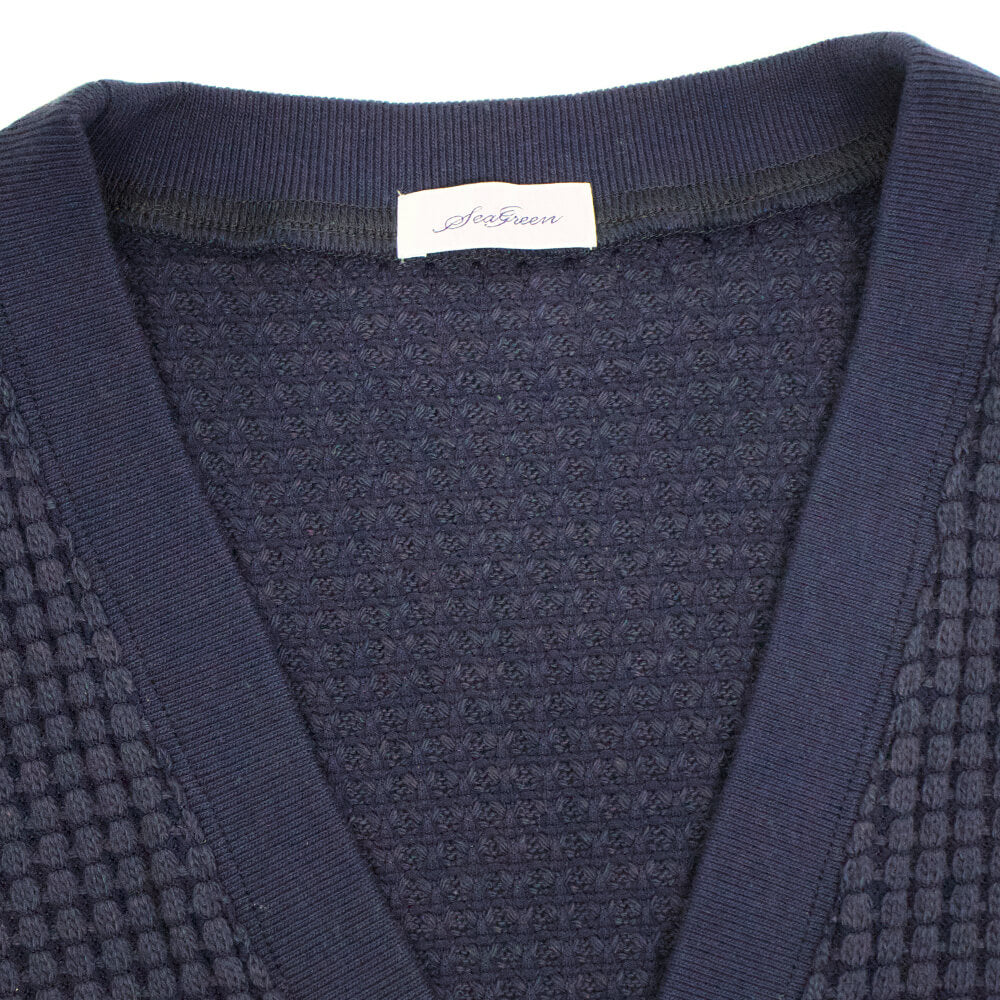 Seagreen（シーグリーン）BIG WAFFLE CARDIGAN ビッグ ワッフル ...