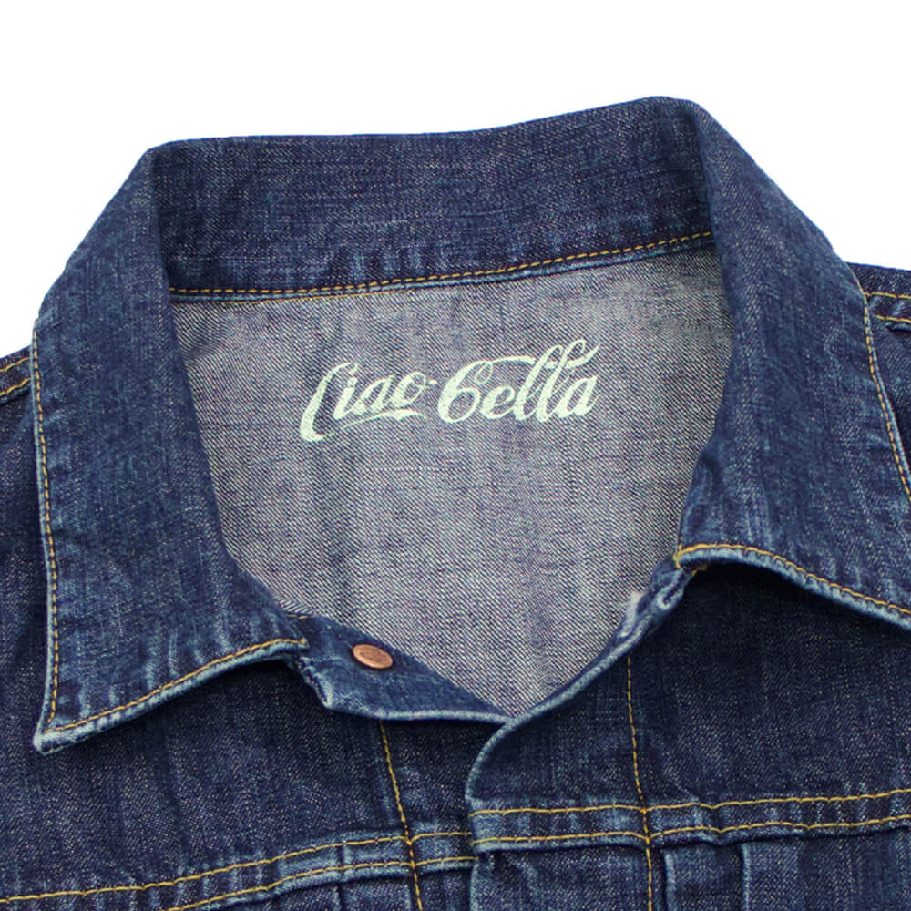 Ciao bella（チャオ ベッラ）デニムジャケット Gジャン【インディゴ】