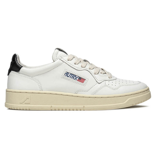 AUTRY（オートリー）MEDALIST メダリスト ローカット レザー スニーカー AULM-LL22【ホワイト×ブラック】国内正規品