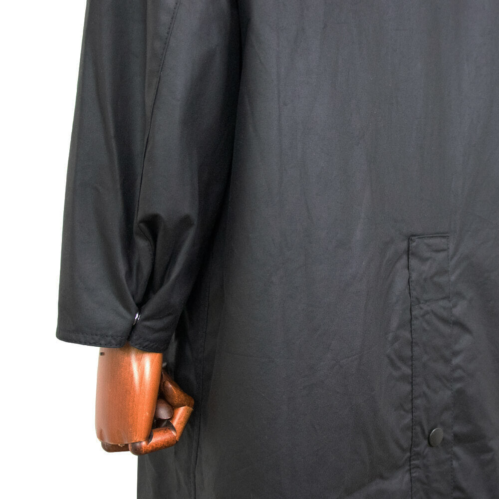 Barbour（バブアー）OVERSIZED WAX BURGHLEY/オーバーサイズ ワックス バーレー MWX1674 ガーメント付【ブラック】国内正規品