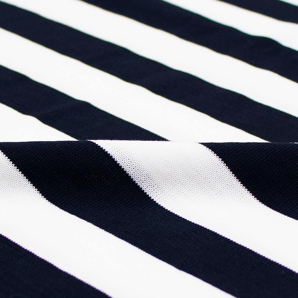 Blu Bre（ブルブレ）ボーダー柄 コットン ニットT 別注モデル【ネイビー×ホワイト】国内正規品