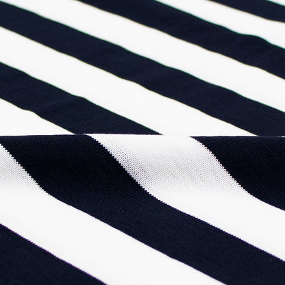 Blu Bre（ブルブレ）ボーダー柄 コットン ニットT 別注モデル【ネイビー×ホワイト】国内正規品