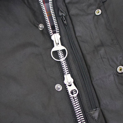 Barbour（バブアー）TRANSPORT WAX / トランスポートワックス MWX1678 ショート丈 オイルド ジャケット ガーメント付【ブラック】国内正規品