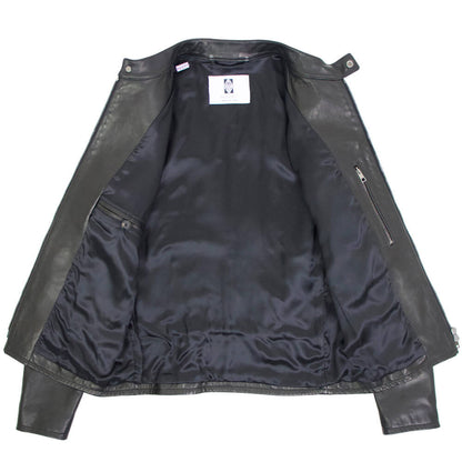 MOLEC（モレック）プロンジェラムレザー シングルライダース ジャケット【ブラック】国内正規品