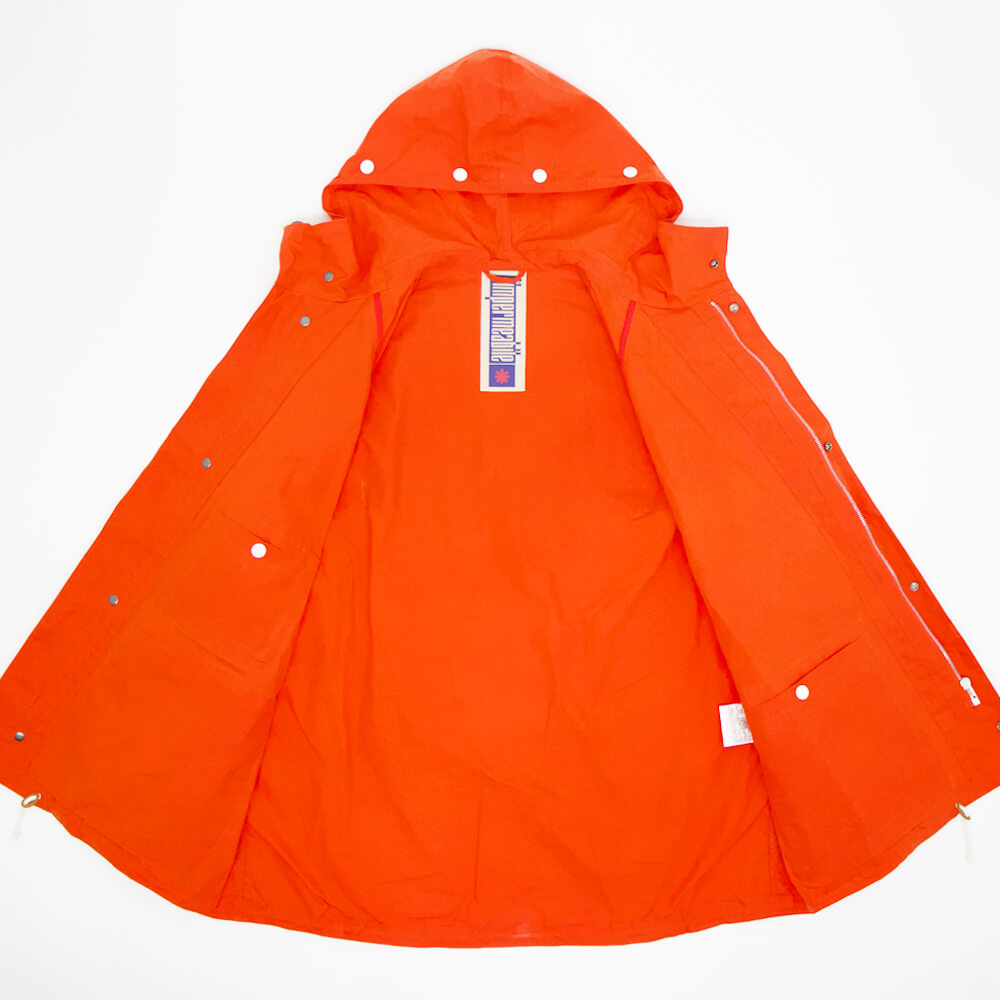 l'impermeabile（リンペルメアビレ）COLORADO コロラド 撥水高密度 ワックスドコットン マウンテンパーカー【オレンジ】国内正規品