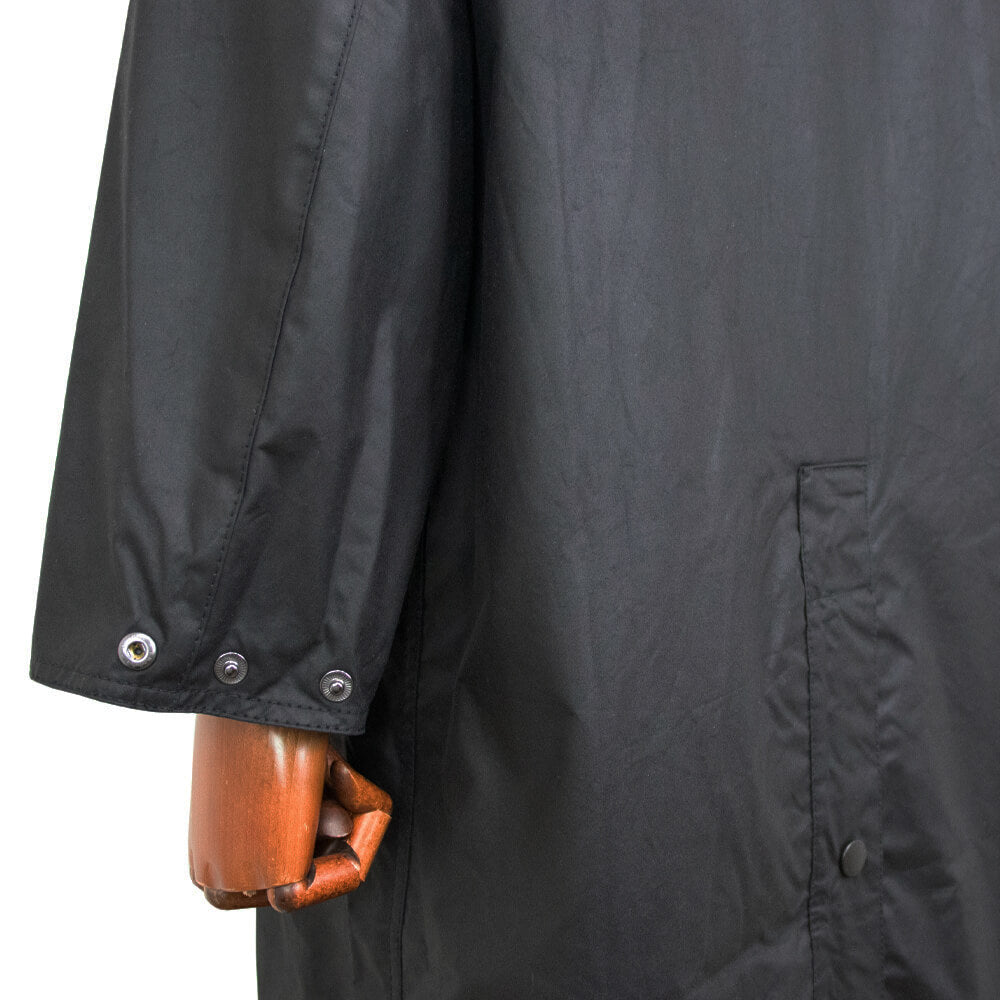 Barbour（バブアー）OVERSIZED WAX BURGHLEY/オーバーサイズ ワックス バーレー MWX1674 ガーメント付【ブラック】国内正規品