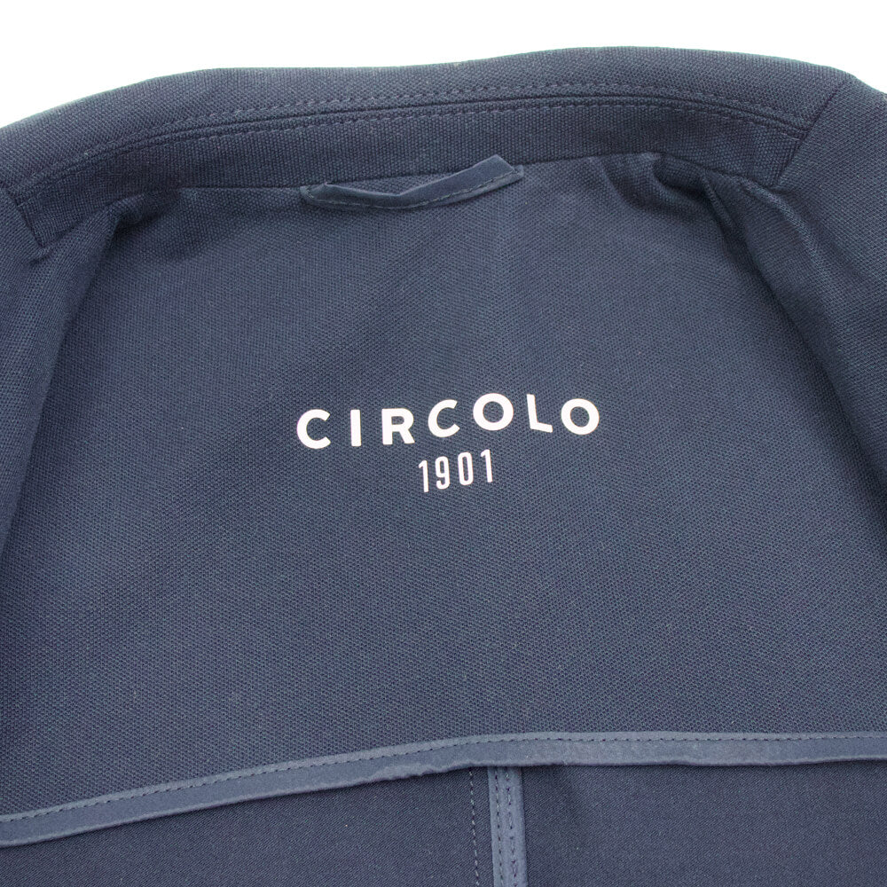 CIRCOLO 1901（チルコロ 1901）ジャージージャケット【ネイビー】