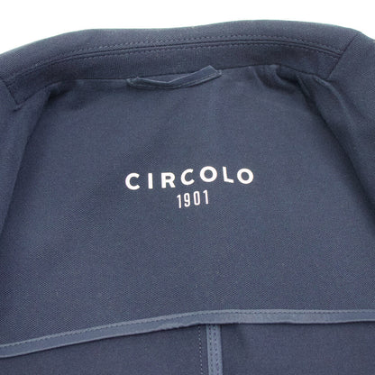 CIRCOLO 1901（チルコロ 1901）ジャージージャケット【ネイビー】