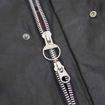 Barbour（バブアー）OVERSIZED WAX BURGHLEY/オーバーサイズ ワックス バーレー MWX1674 ガーメント付【ブラック】国内正規品