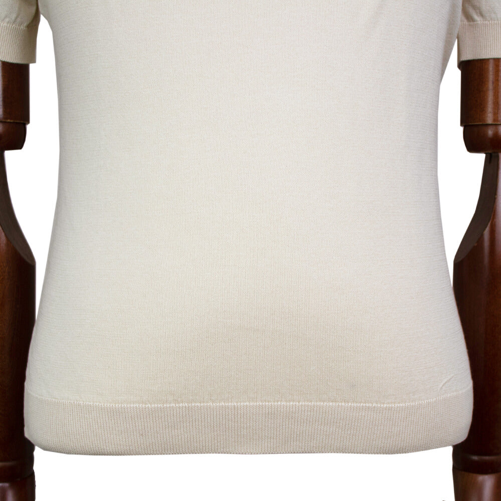 JOHN SMEDLEY（ジョンスメドレー）ISIS ニット ポロシャツ30G【エクリュ】