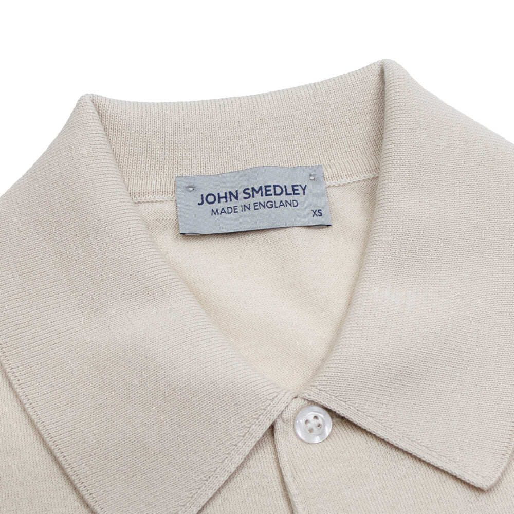 JOHN SMEDLEY（ジョンスメドレー）ISIS ニット ポロシャツ30G【エクリュ】