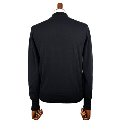 Blu Bre（ブルブレ）22S/S レタードリブニット ロングスリーブ【ブラック】