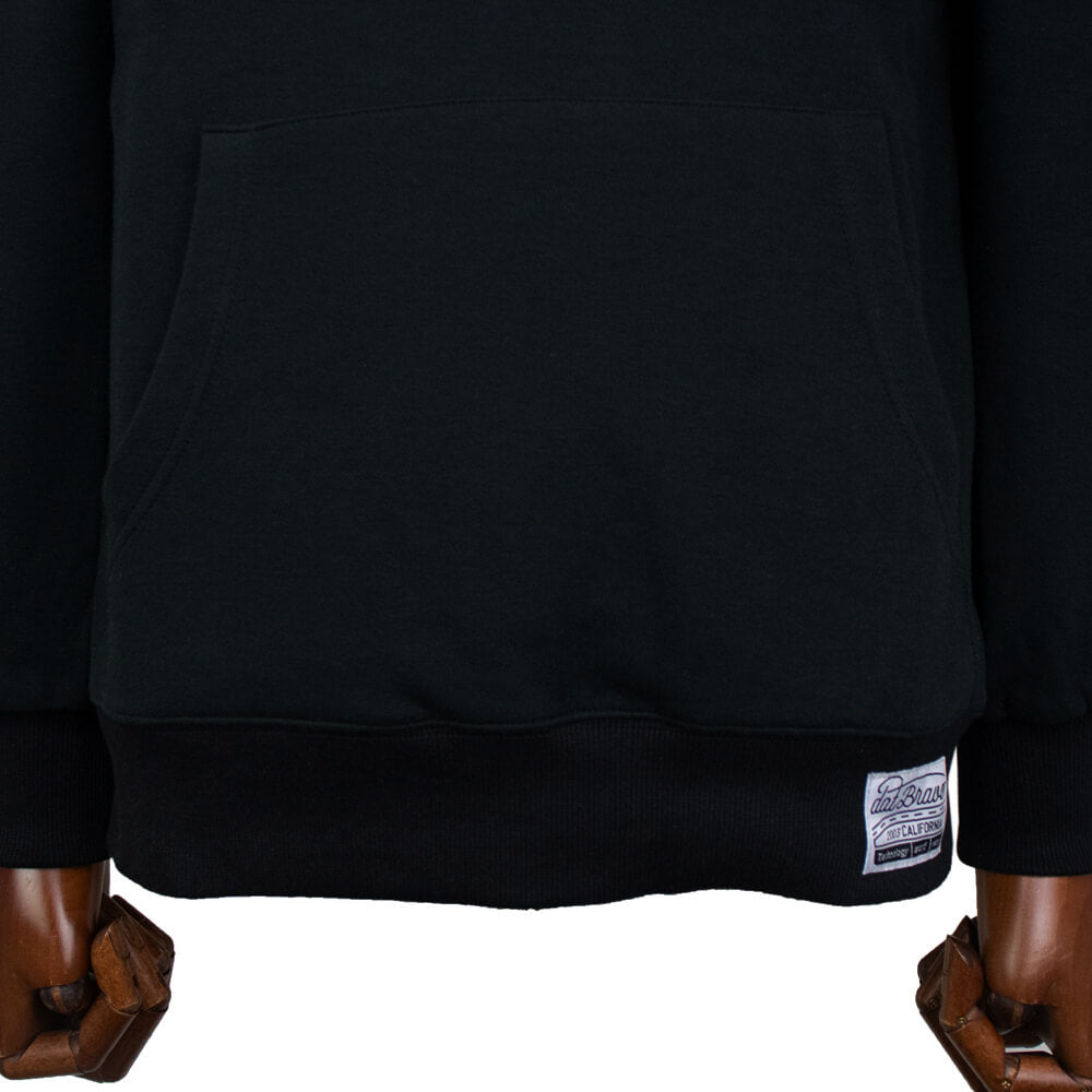 dotBravo（ドットブラーボ）スウェット ロゴ プルオーバー パーカー【ブラック】国内正規品