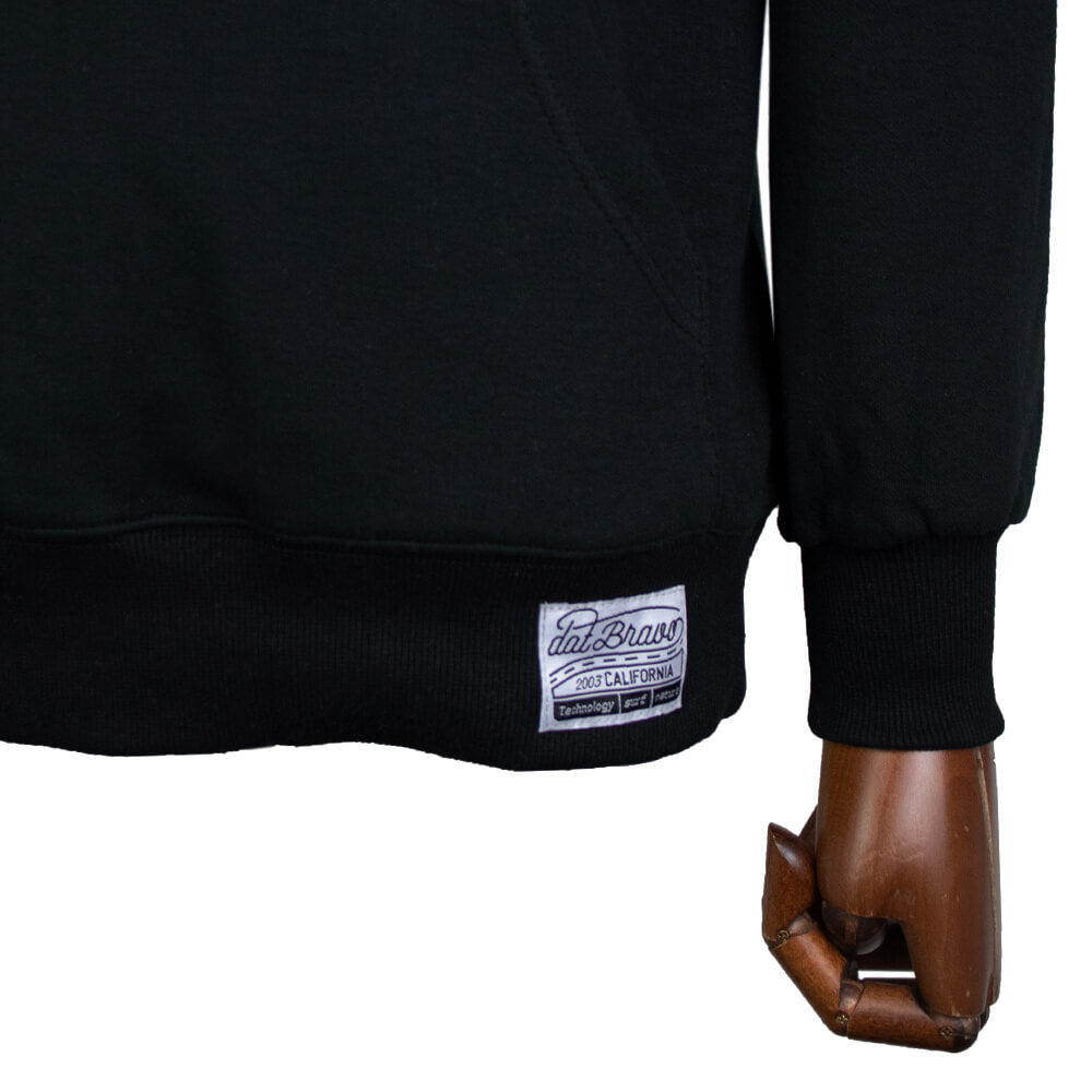 dotBravo（ドットブラーボ）スウェット ロゴ プルオーバー パーカー【ブラック】国内正規品