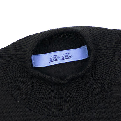 Blu Bre（ブルブレ）22S/S レタードリブニット ロングスリーブ【ブラック】