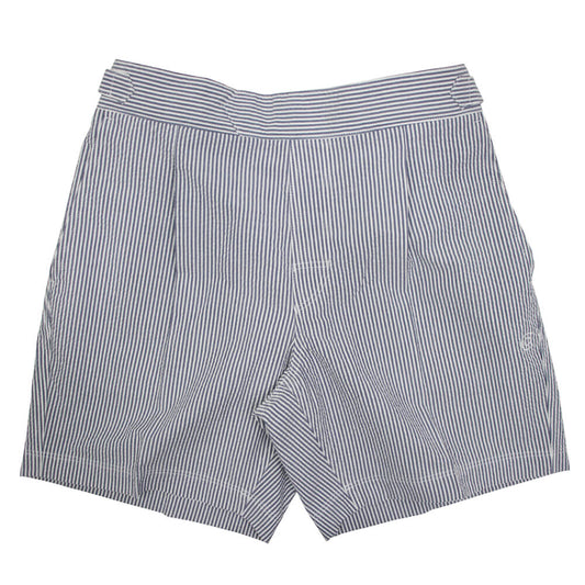 COLONY CLOTHING（コロニークロージング） Vandori×Giotto 別注 ストライプ柄 シアサッカー ショーツ【ブルー】国内正規品