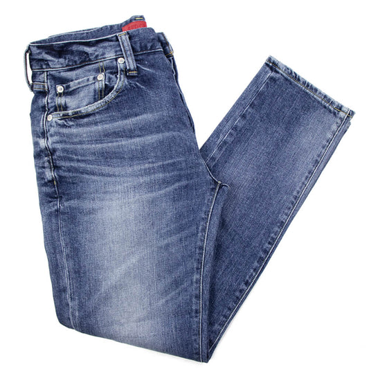 RED CARD TOKYO（レッドカードトウキョウ）RHYTHM+ スリム デニムパンツ【インディゴブルー】