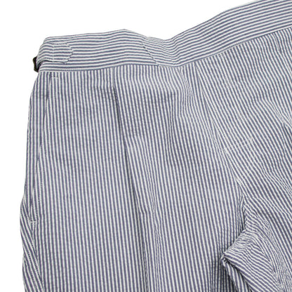 COLONY CLOTHING（コロニークロージング） Vandori×Giotto 別注 ストライプ柄 シアサッカー ショーツ【ブルー】国内正規品