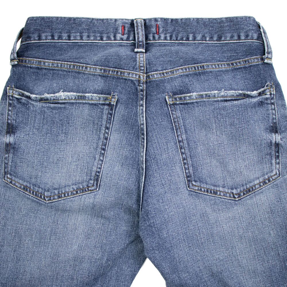 RED CARD TOKYO（レッドカードトウキョウ）RHYTHM+ スリム デニムパンツ【インディゴブルー】