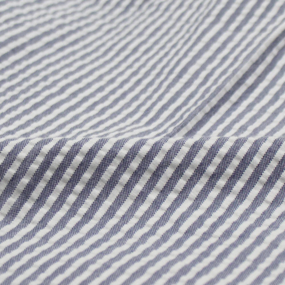 COLONY CLOTHING（コロニークロージング） Vandori×Giotto 別注 ストライプ柄 シアサッカー ショーツ【ブルー】国内正規品