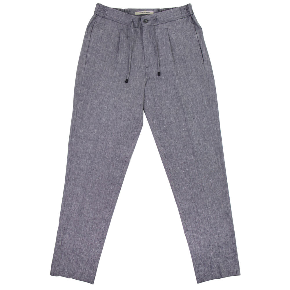 giabsarchivio（ジャブスアルキヴィオ）TINTORETTO ティントレット A4360 SPECE-FIT プリーツ入り イージー パンツ【ネイビー】国内正規品