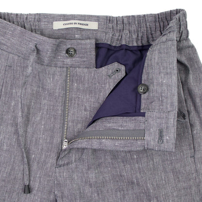 giabsarchivio（ジャブスアルキヴィオ）TINTORETTO ティントレット A4360 SPECE-FIT プリーツ入り イージー パンツ【ネイビー】国内正規品